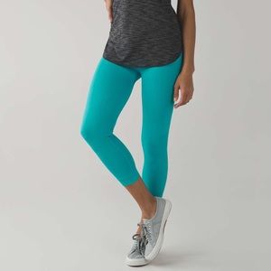 Lululemon Zone in Tight Leggings Peacock Blue